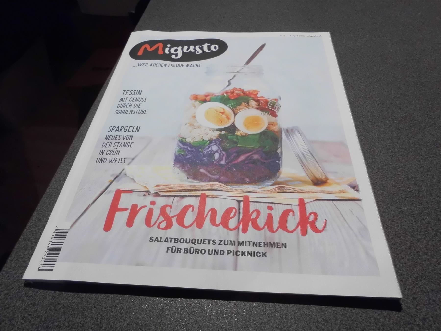 Riviste & Magazine: Migusto 7/8 Juli/August 2018 – Usato da Zürich venduto da Motzkuh