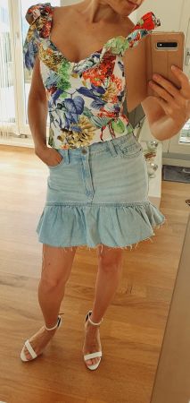 Sommertop bunt XS/32