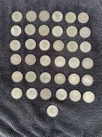 37 mal 1 Franken silber gebraucht