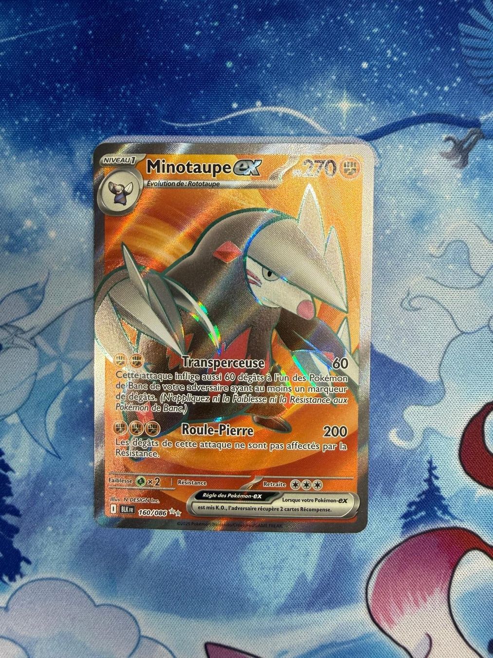 Pokémon Carte collezionabili: Minotaupe FA - BLK 160 FR – Nuovo (secondo la descrizione) da Courgenay venduto da ScamBoxOff