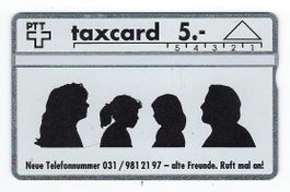 Taxcard alte Freunde – Familie Moser unbenutzt