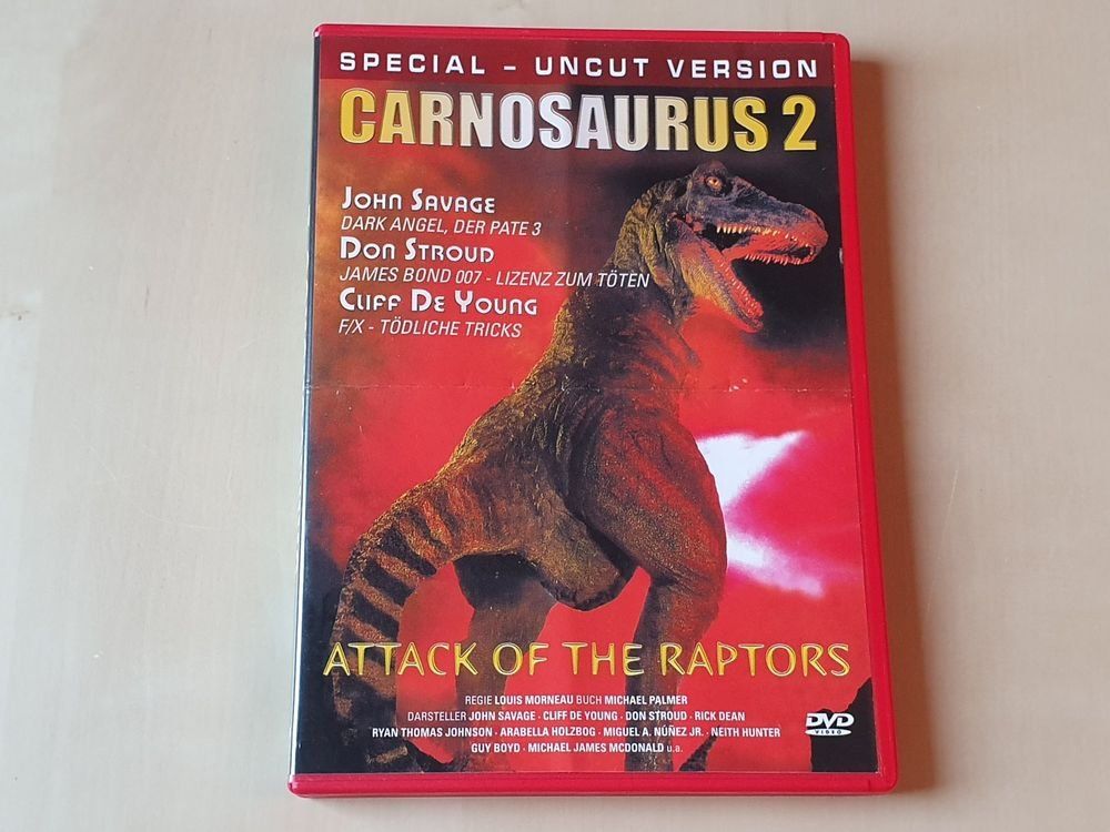 Tutti i DVDs: Carnosaurus 2 Attack of the Raptors – Usato da Basel venduto da mgn_ft72