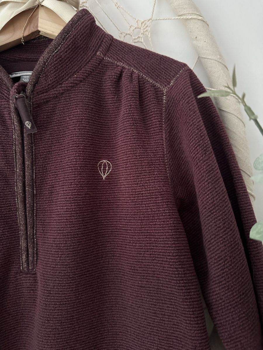 Pomp de Lux Maglioni & Felpe: Bordeauxfarbener Fleece-Pulli POMP DE LUX 134/140 – Usato da Obfelden venduto da dafae 3