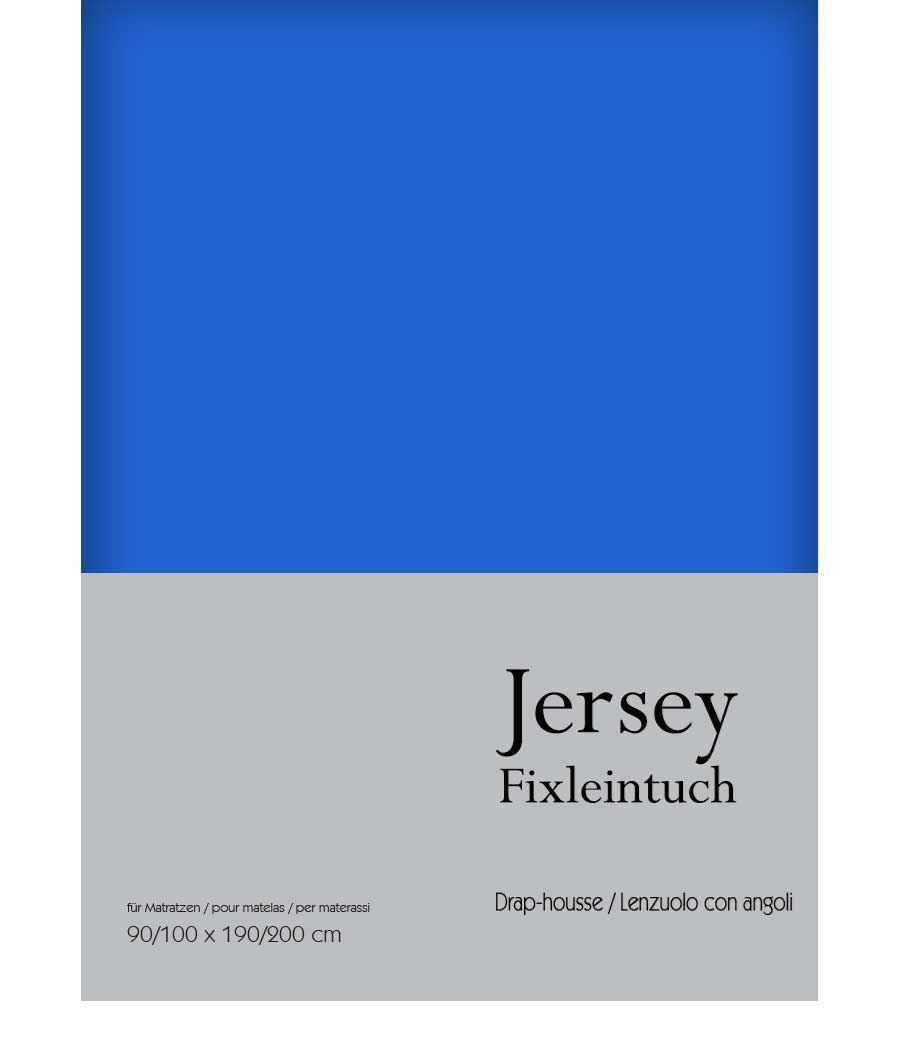 Bettwäsche: Jersey Fix Leintuch Gr. 90x200 cm ROYAL – Neu und originalverpackt aus Rebstein von Sieberversand