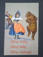 AK BE , Bären , Tracht , 1950