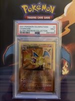 Pokémon 2021 Celebrations Charizard PSA 9 Gold Metal Card