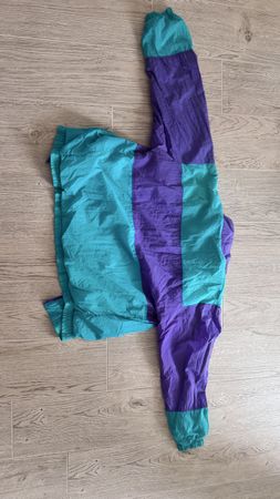 Retro Windbreaker Jacke 90er Vintage Gr. M