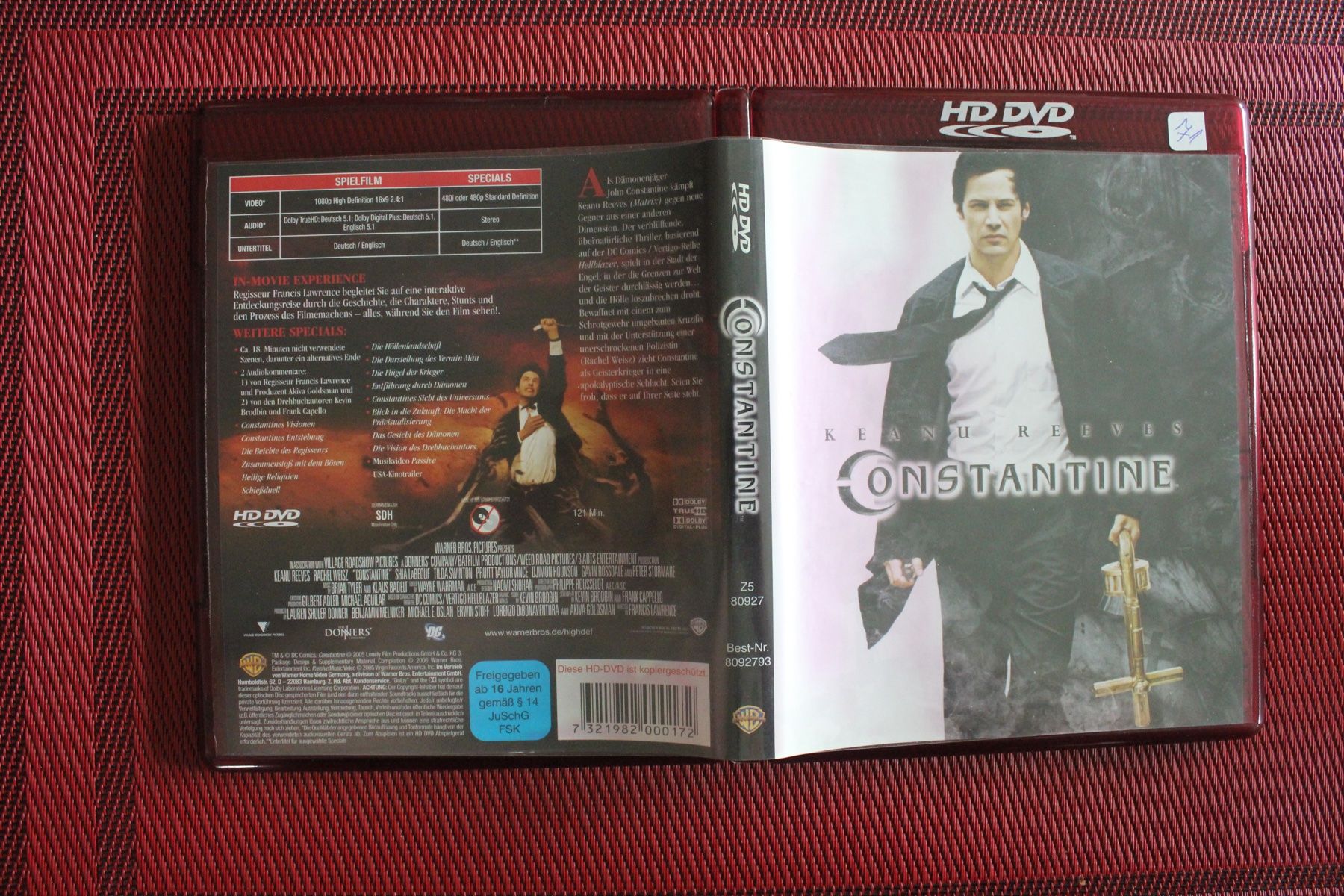 Alle DVDs: Constantine [HD DVD] - Keanu Reeves - – Gebraucht aus Geroldswil von schlumpf1969