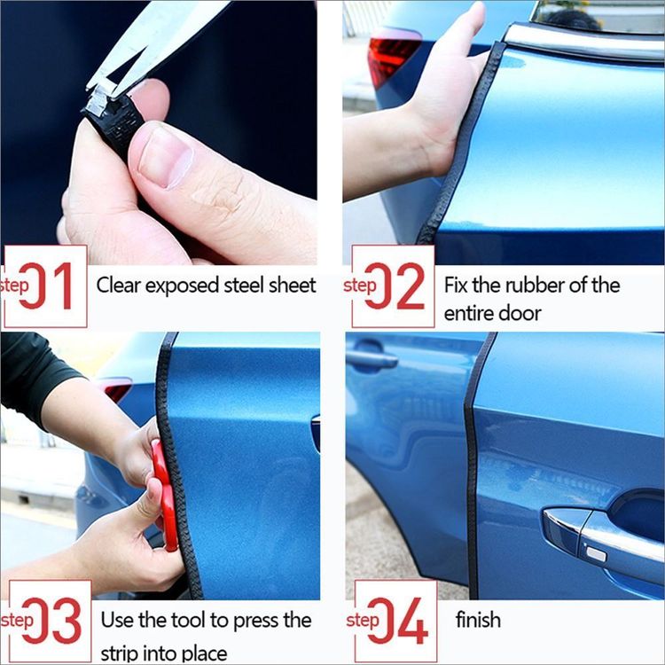 Auto Türschutz Kantenschutz Gummi Stoßschutz
