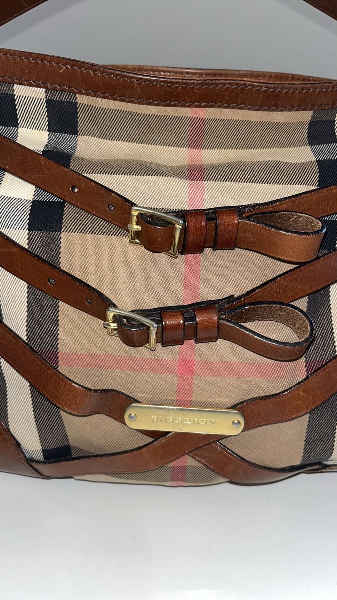 Burberry Taschen für Damen: Burberry Brown House Check Canvas and Leather – Gebraucht aus Glattpark(Opfikon) von Sbitizi 2