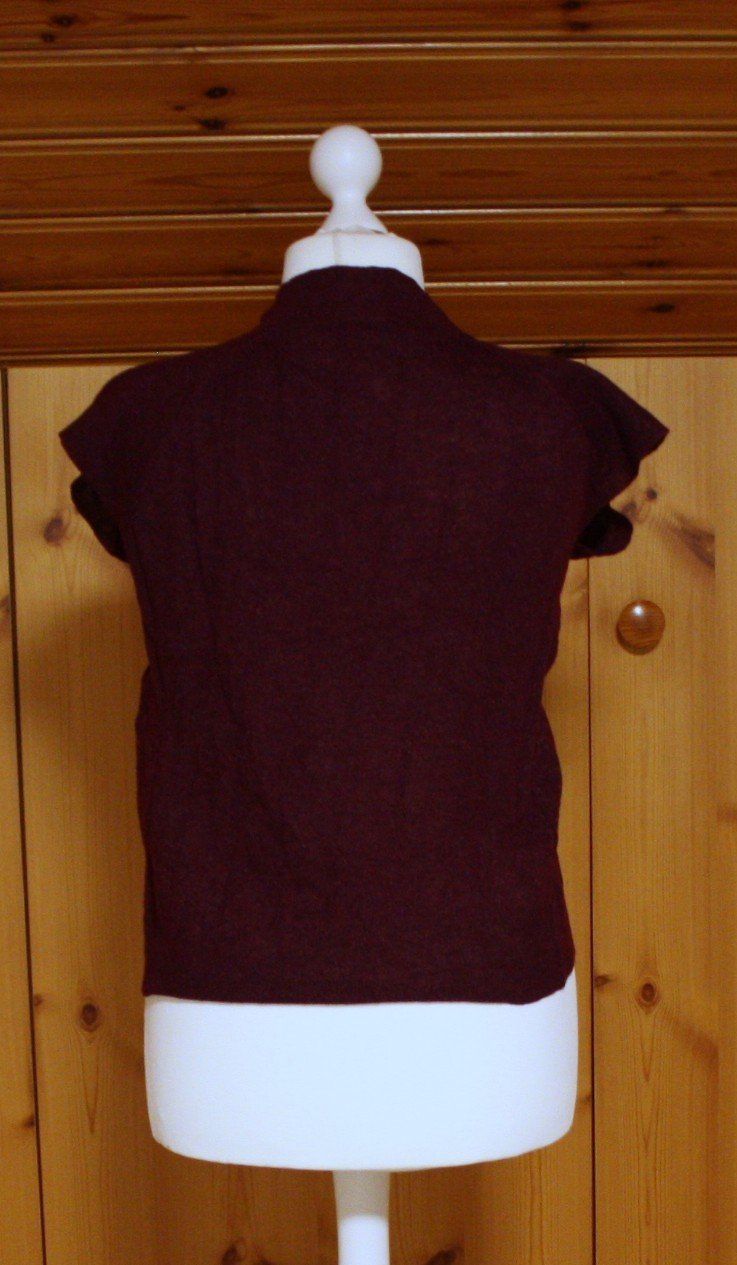 Maglioni & Felpe: Pullunder HIRSCH violett-silber Gr. 38 – Usato da Flüelen venduto da Diversicum-Vintage 4