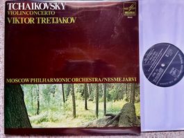 Tchaikovsky - Violinconcerto Viktor Tretjakov - Jarvi LP 🛀