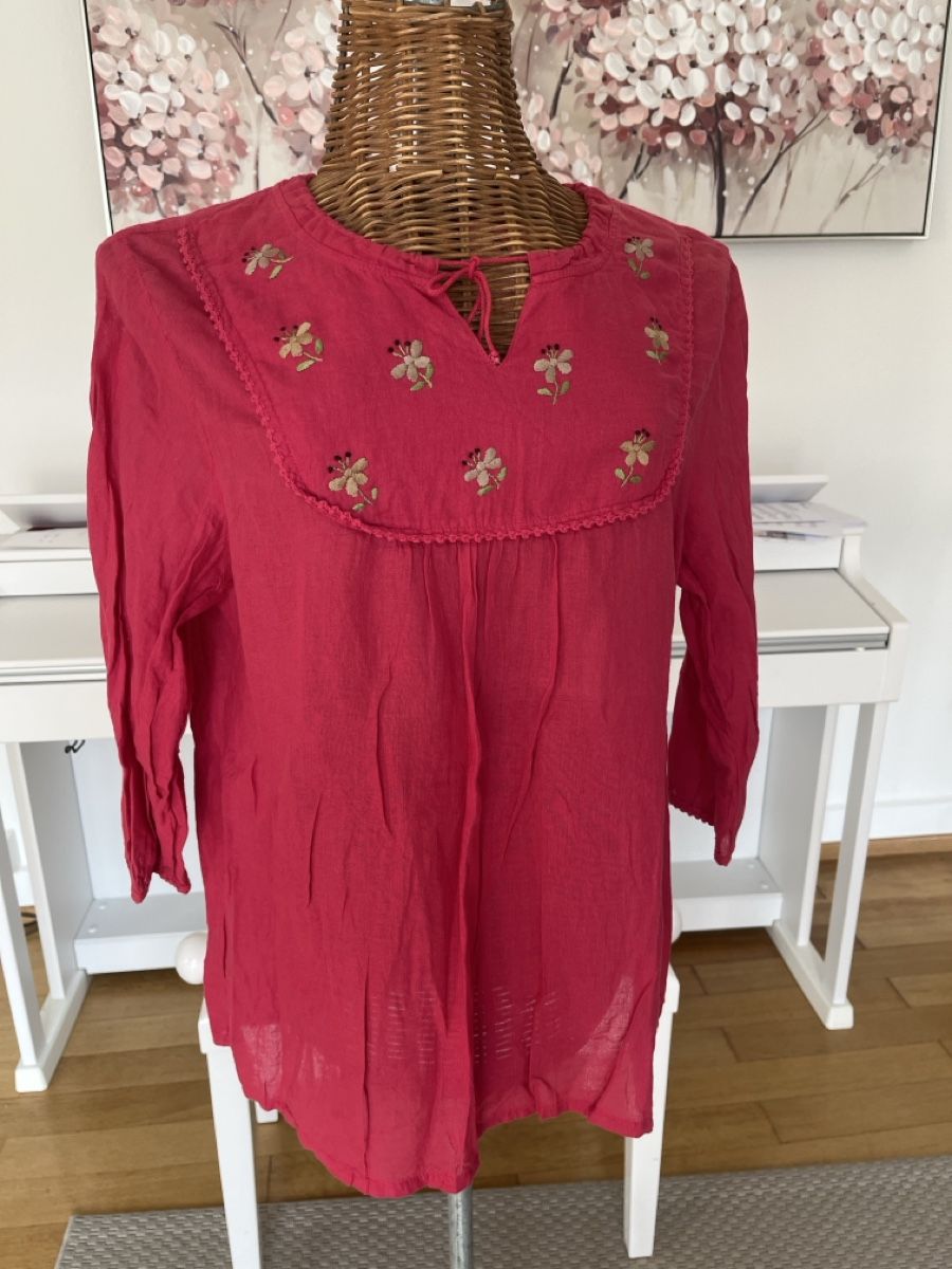 Tuniche: Tunika mit Stickerei, Baumwolle, S – Usato da Solothurn venduto da Bobesch08 3