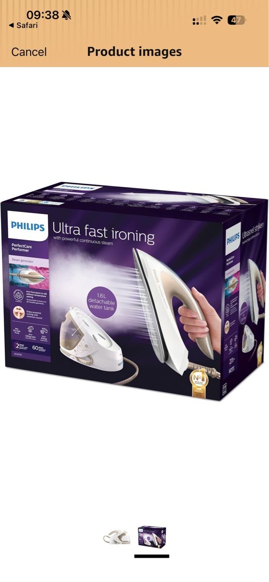 Philips Bügeleisen: Steam iron Philips GC8750  – Gebraucht aus Allenwinden von MalBor86 4