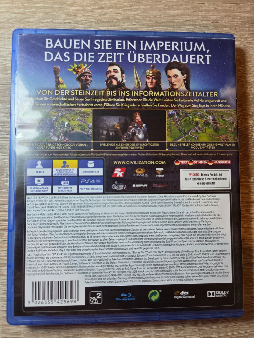 Giochi: Civilization VI (Multilanguage) - PS4 – Usato da Carouge GE venduto da Gasco 1