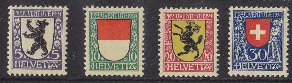 Tutti i francobolli: 1924   Pro Juventute Satz  ** Postfrisch ** – Nuovo (secondo la descrizione) da Adliswil venduto da Aenti