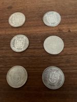 Silber 5 Franken 6 Stück guter Zustand 