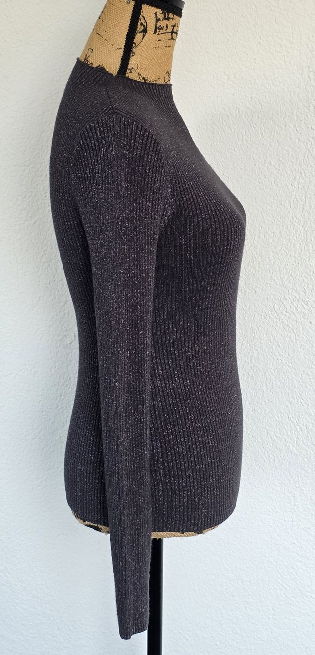 Maglioni & Felpe: Zarina Basic Pulli, Gr. M,  DunkelGrau-Glitzernd, Neu ✨ – Nuovo (secondo la descrizione) da Rheinsulz venduto da Gilea 2