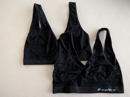2x Sport BH GreenNice schwarz