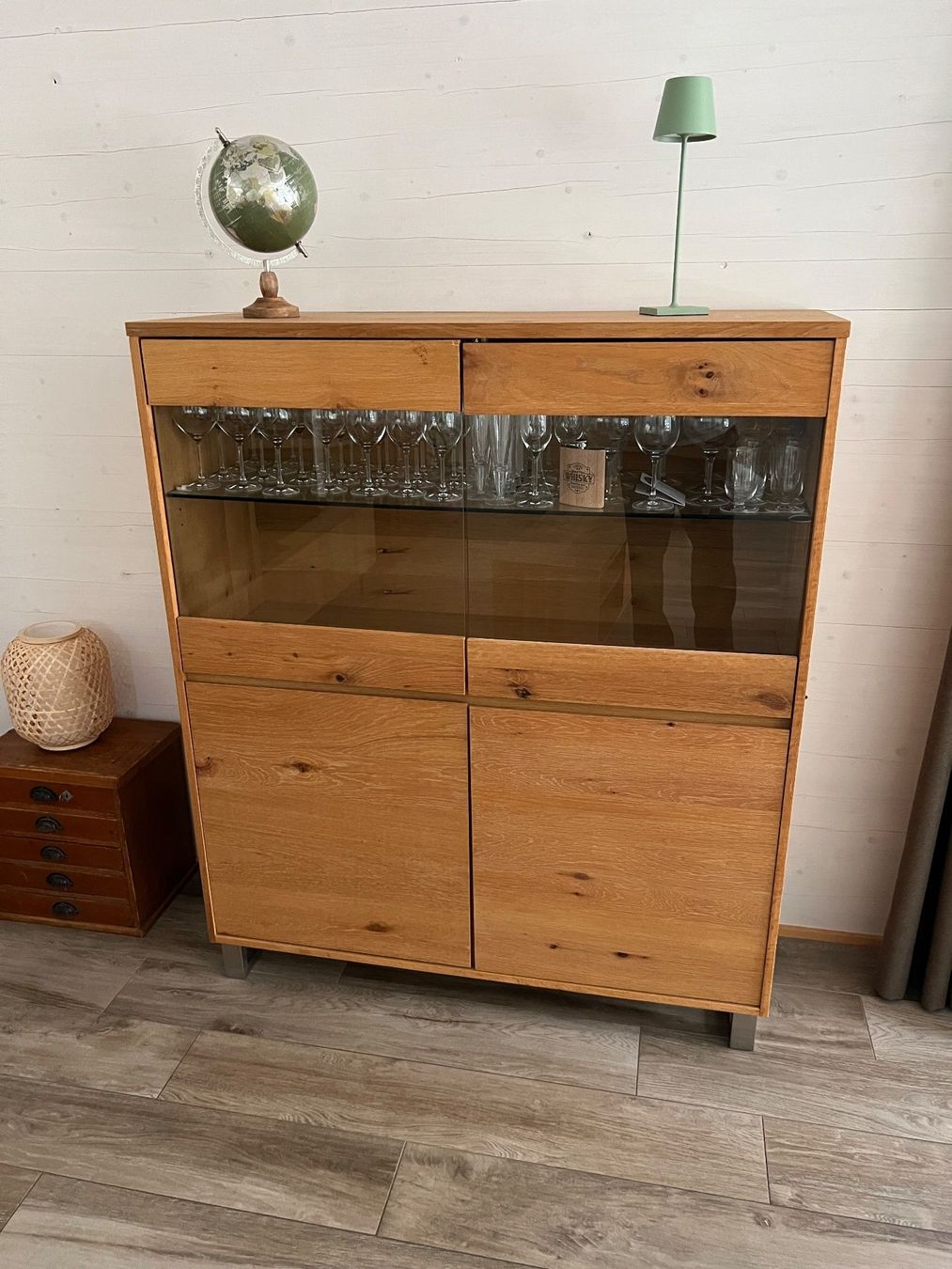 Vetrine: Siedeboard / Vitrine, Massivholz Eiche – Usato da Merzligen venduto da Paxi01 1