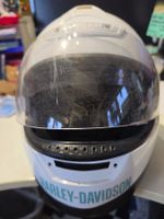Motorradhelm weiss Grösse M gebraucht