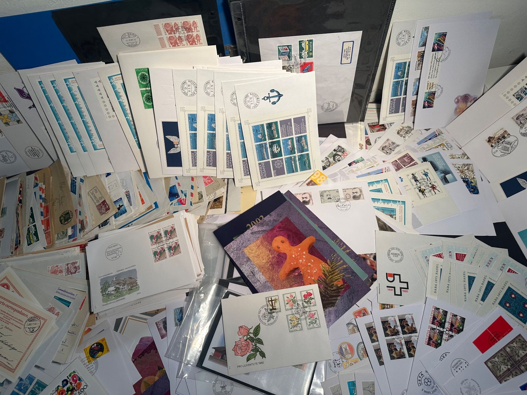 Alle Briefmarken: XXL Briefe Sammlung FDC Bedarfsbriefe usw. – Gebraucht aus Stettfurt von 2442 8