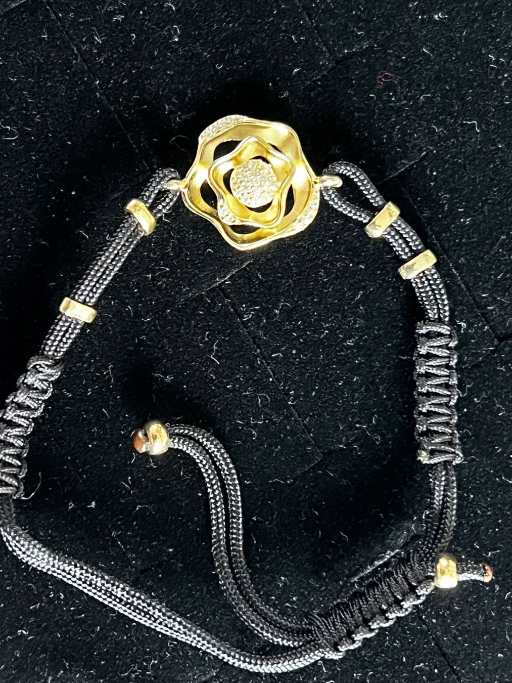 Armbänder & -reifen: Stoff Armband mit Silber und zirconium – Neu (gemäss Beschreibung) aus Teufen Ar von Exclusive.stuff.CH 3