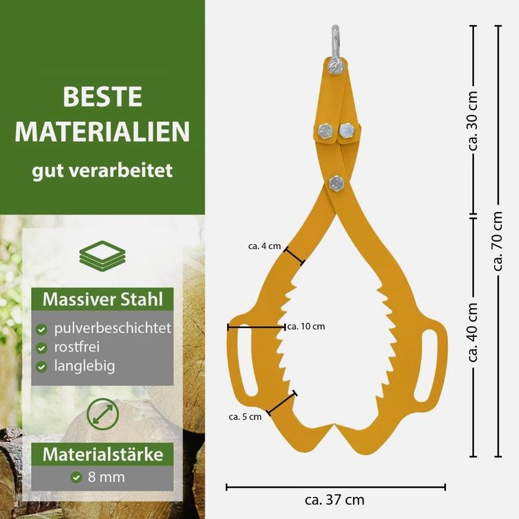 62623 | Forstzange, 800 Kg Zugkraft, 4 Dornen Produktbild-Vorschau 8