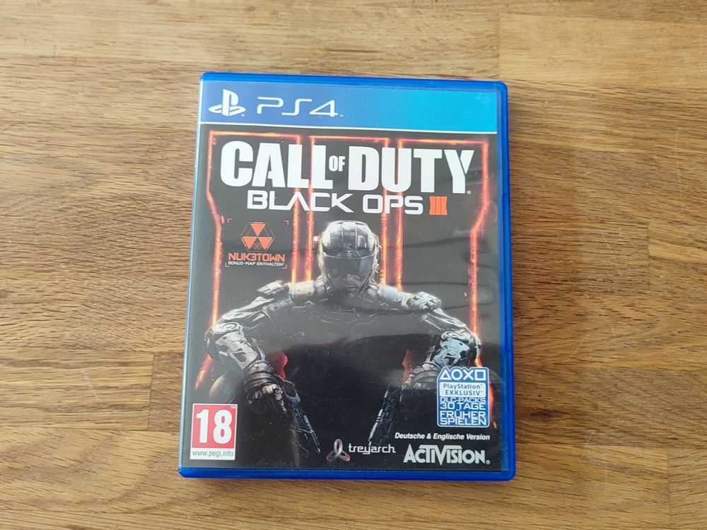 Call Of Duty Black Ops III PS4 - Neuf Sous Blister, Version Française PEGI 18