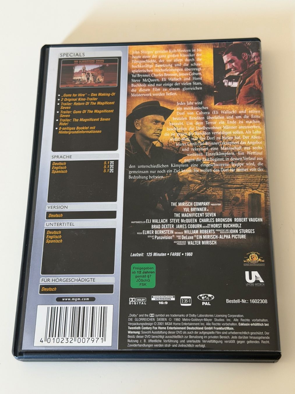 Tutti i DVDs: Die glorreichen Sieben DVD Special Edition – Nuovo (secondo la descrizione) da Altstätten SG venduto da sheamus 1