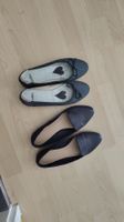 Schuhe Damen Ballerinas Loafer Dunkelblau Grösse 39