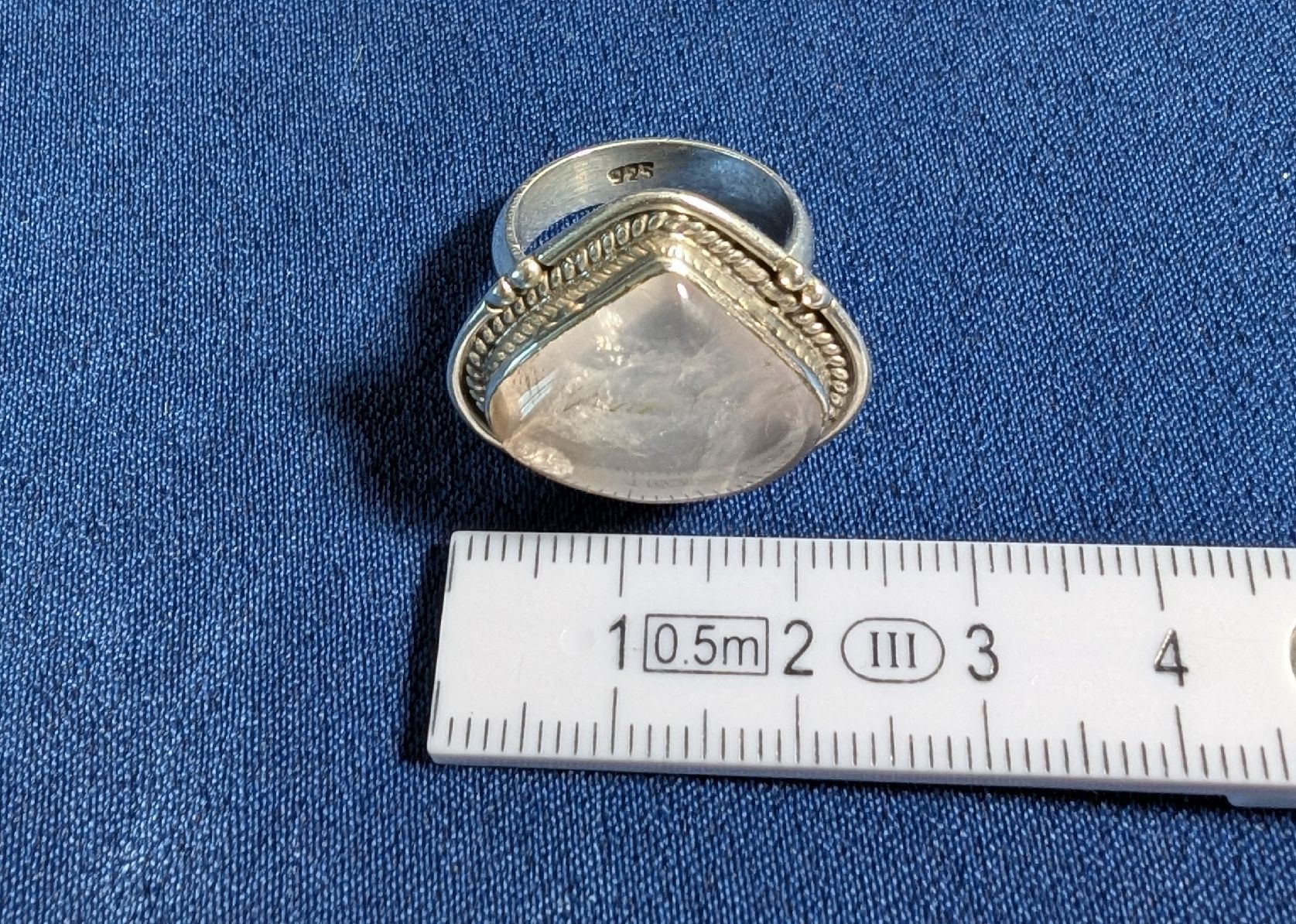 Ringe: Bague PIERRE DE LUNE Véritable & Argent 925 – Neu und originalverpackt aus Lausanne von Ory7 1