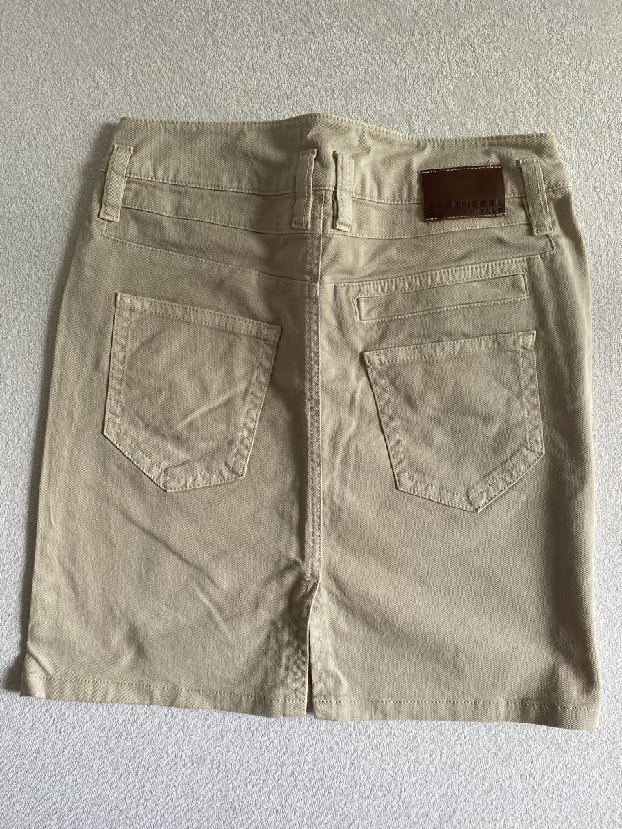 Strenesse Gonne: Jupe en Jeans Beige | Strenessee | Taille M – Usato da geneve venduto da cey_5ywd 2