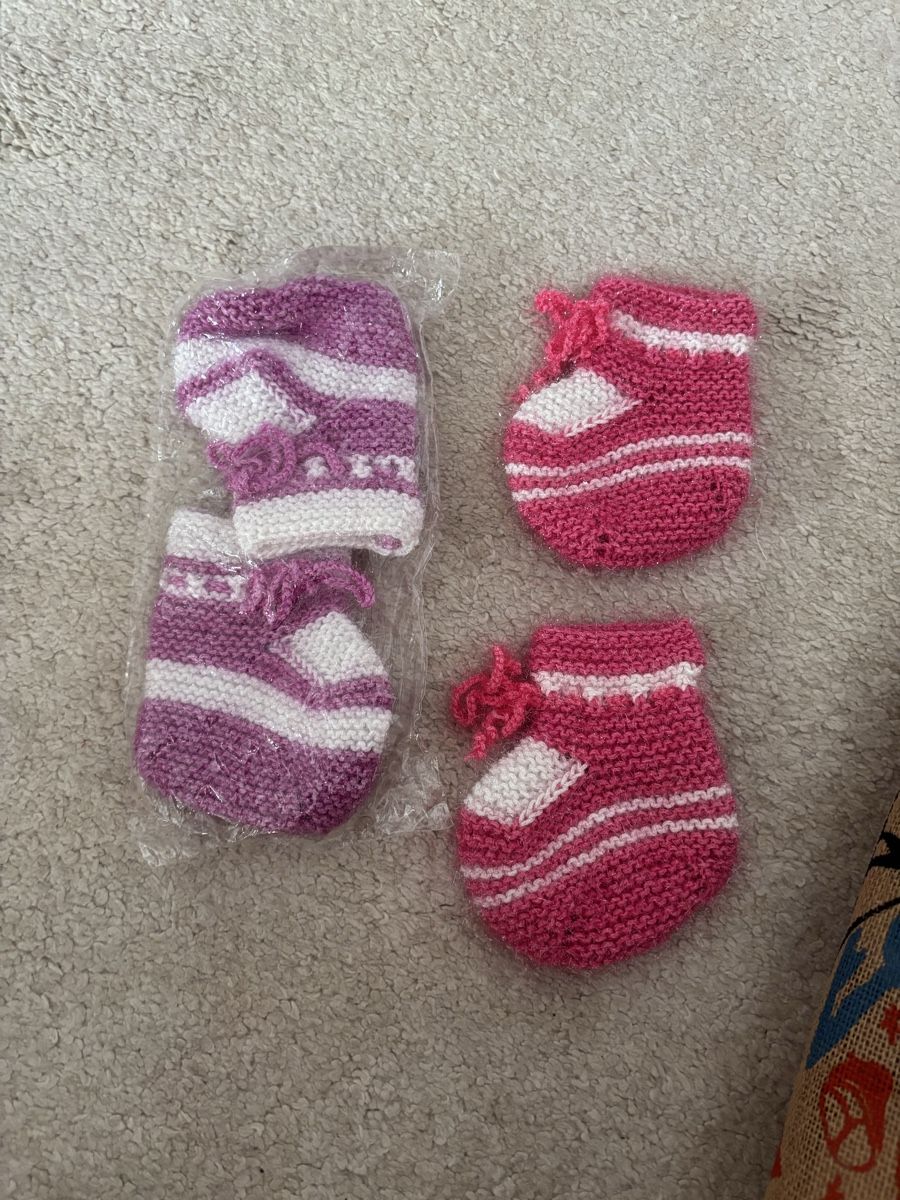 Calze per bambini: Gehäckelte schuhe socken – Nuovo (secondo la descrizione) da Winterthur venduto da Bilure