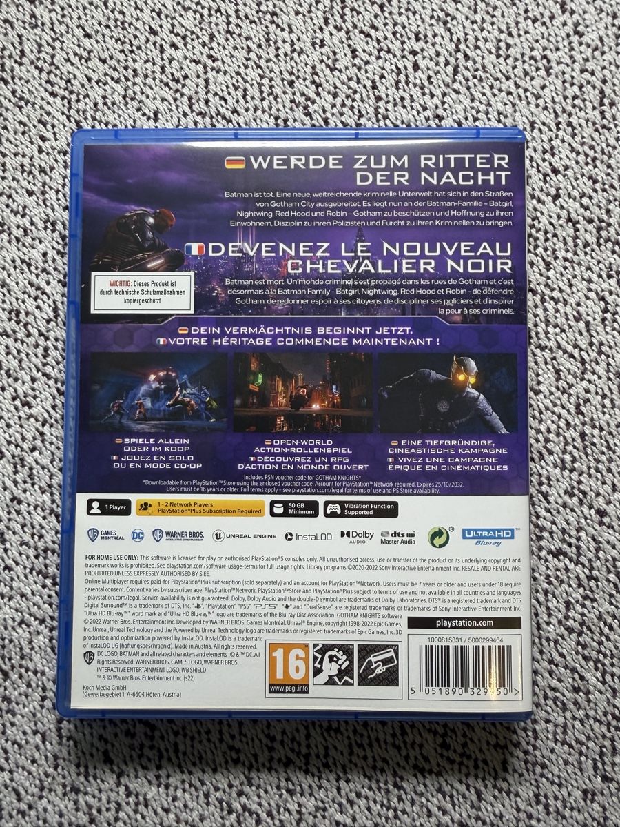 Giochi: PS5 Game: Gotham Knights - Top Zustand! – Usato da Rombach venduto da vir_2dsd 1