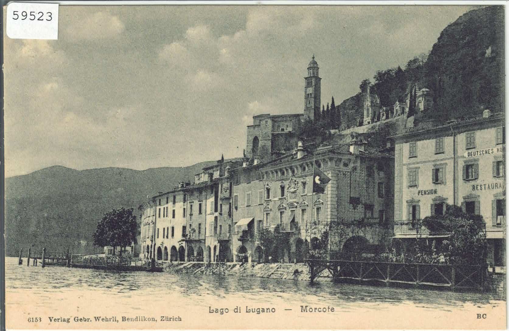 Ansichtskarten: Lago di Lugano - Morcote – Gebraucht aus Ettingen von Kartenplanet