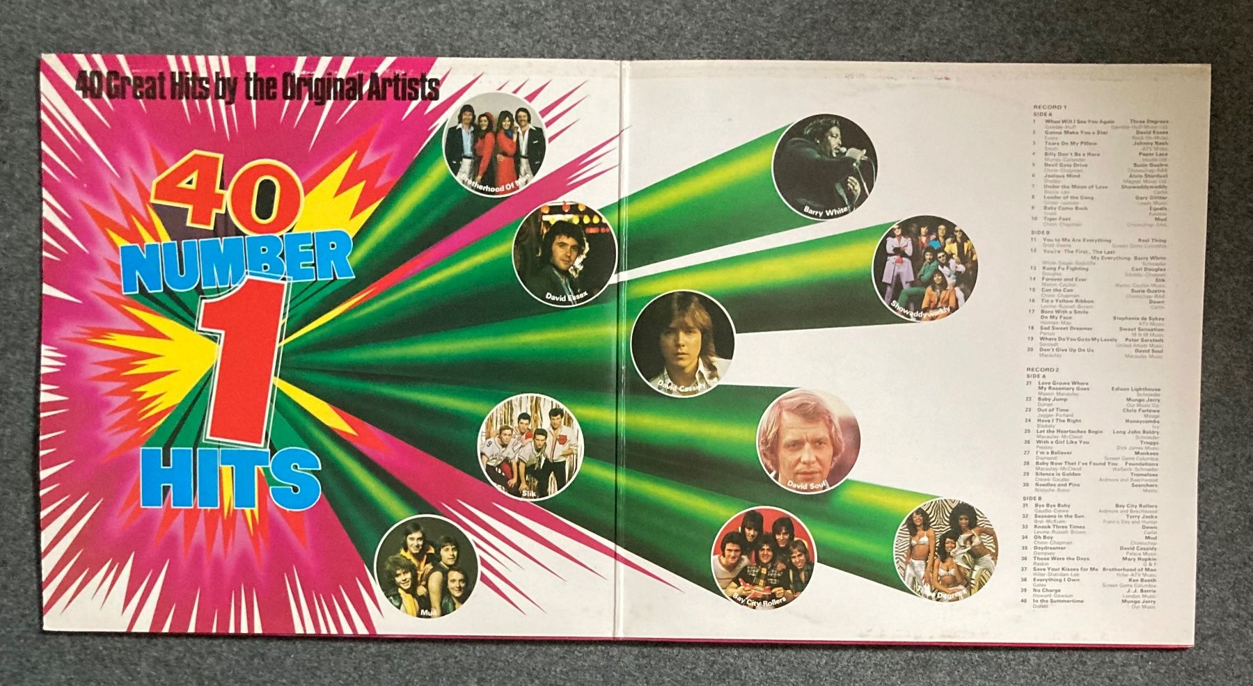 Dischi in vinile: K-tel - 40 Number 1 Hits - 2LP – Usato da dachsen venduto da oheio 2