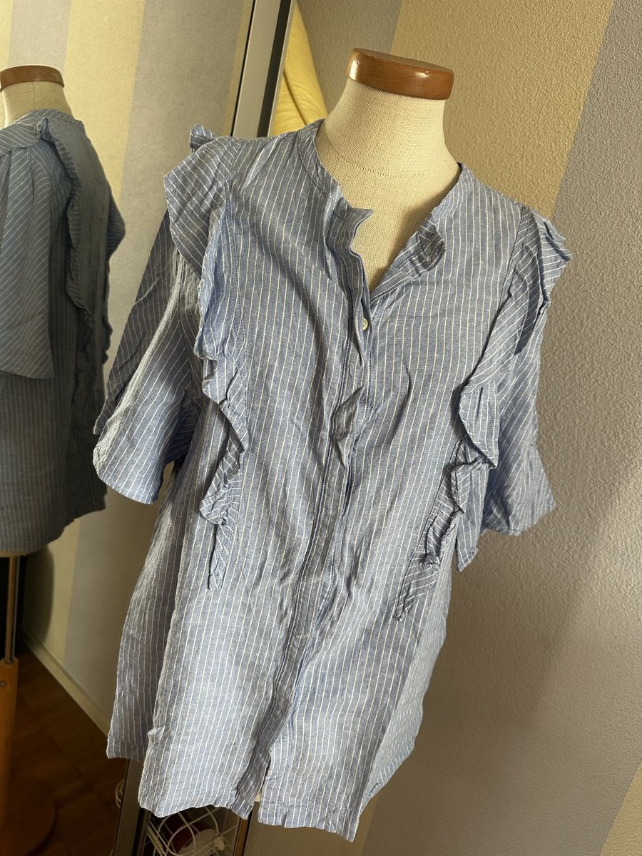 Blusen: Bluse blau Flax Gr. L (38/40) – Gebraucht aus Bassersdorf von Ayumiyamaguchi 1