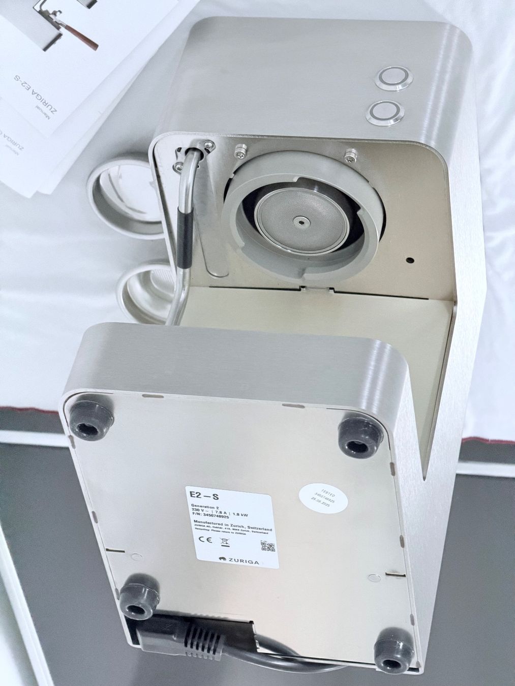 Zuriga Macchine per caffè & Macchine per espresso: Zuriga E2-S mit Dampf Chromstahl sofort – Usato da Grub AR venduto da Cirrus5562 5