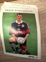 FC Bayern München Frank Wiblishauser Autogrammkarte