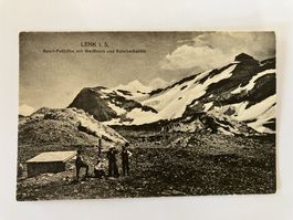 Postkarte Lenk, Rawil-Passhöhe, Weisshorn & Rohrbachstein