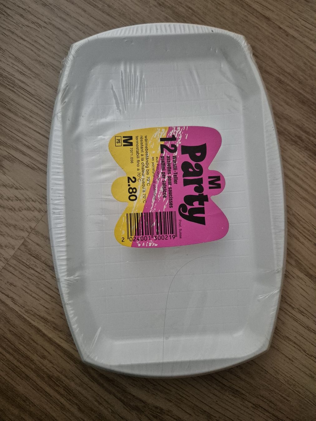Assiettes: M-Party Teller Plastikteller – D'occasion à Langenthal par Polarisstern