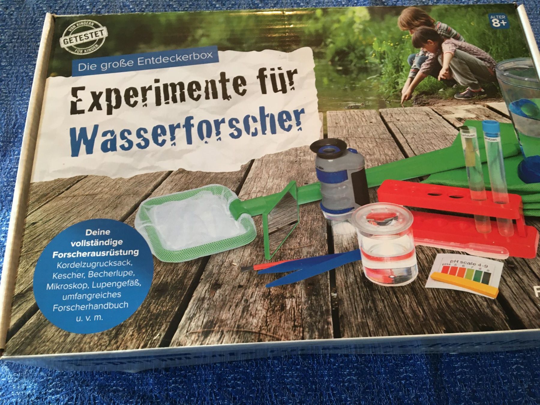 Giochi: Experimente für Wasserforscher - Entdeckerbox - Top! – Nuovo e nell'imballaggio originale da Binz venduto da Dsc1
