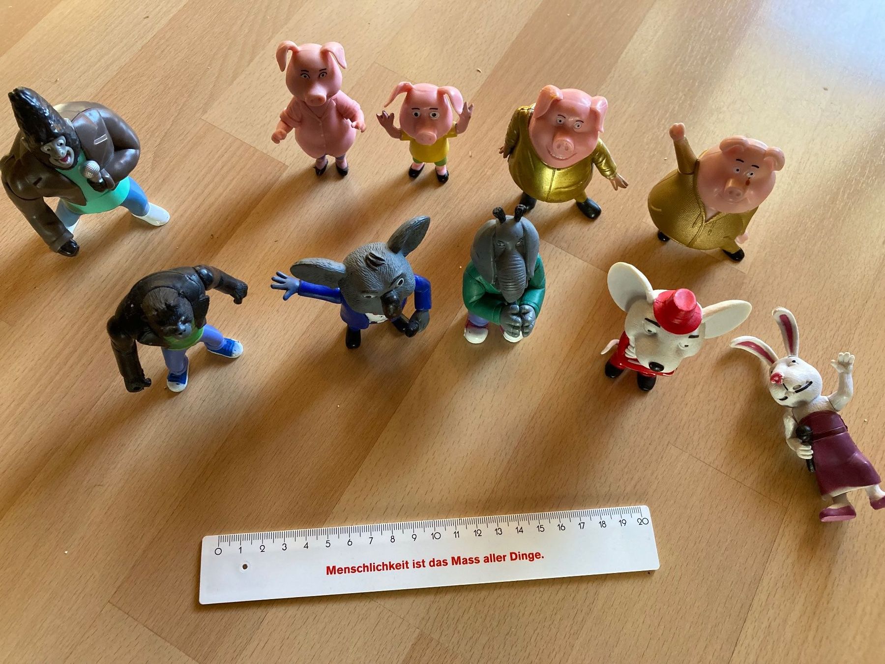 Statuette: Figurensammlung vom Film "SING" – Usato da Ruschein venduto da strudelbrown 3