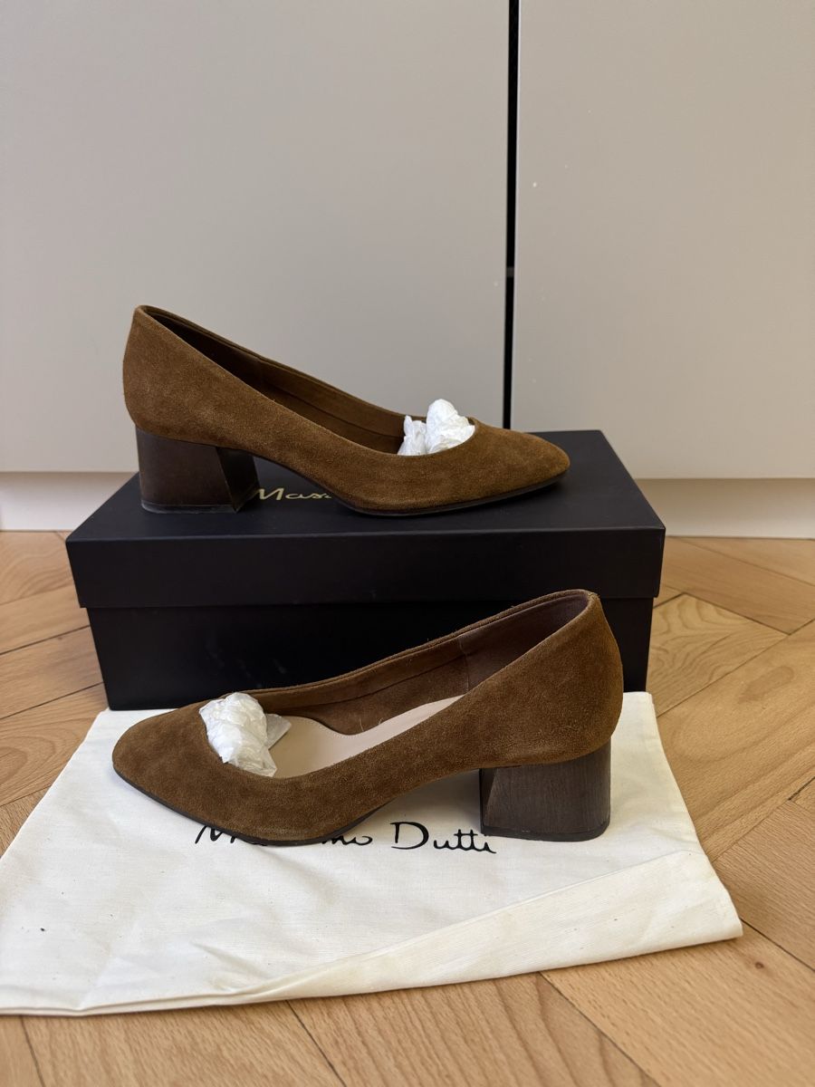 Massimo Dutti Scarpe da donna: Chaussures à talons daim - Massimo Dutti - 38 – Usato da Solothurn venduto da Hage_