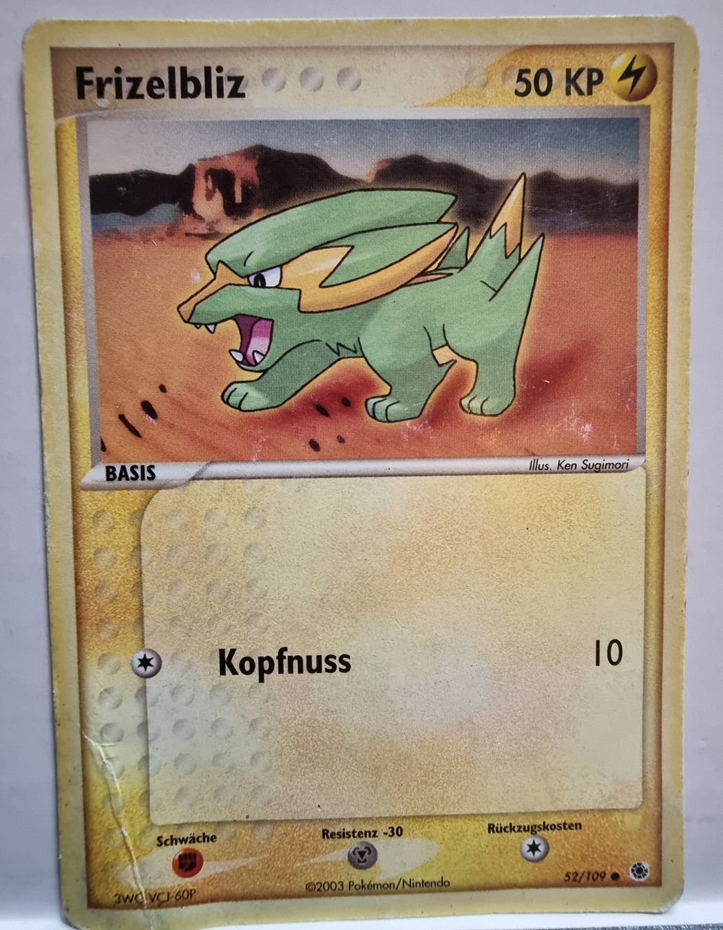 Pokémon Sammelbilder & Trading cards: Pokémon Fritzelbliz 2003 DE 52/109 – Gebraucht aus Roggwil BE von S_Cards