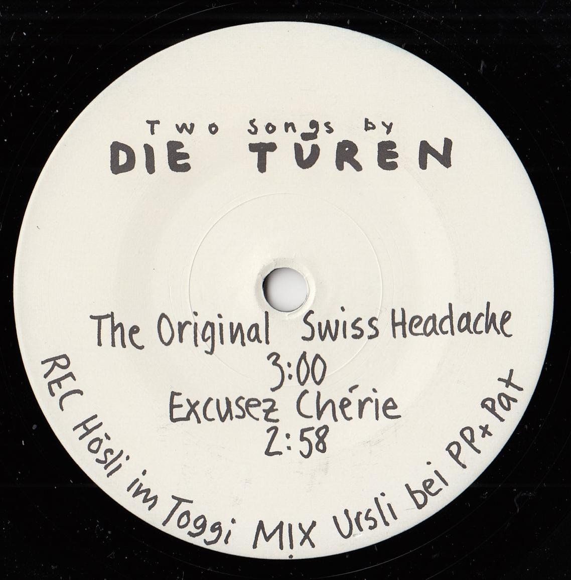 Dischi in vinile: Die Türen Vinyl Single CH – Usato da Volketswil venduto da Abcrecords 2