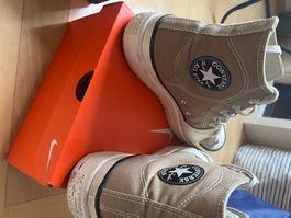 Converse All Star Chuck Taylor Lift Hi Beige - Size 38