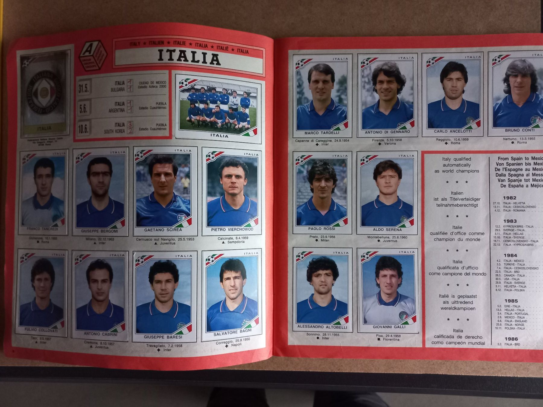 Panini Carte collezionabili: Panini Album Mexico 86 – Usato da Brügglen venduto da hokuspokus04 1