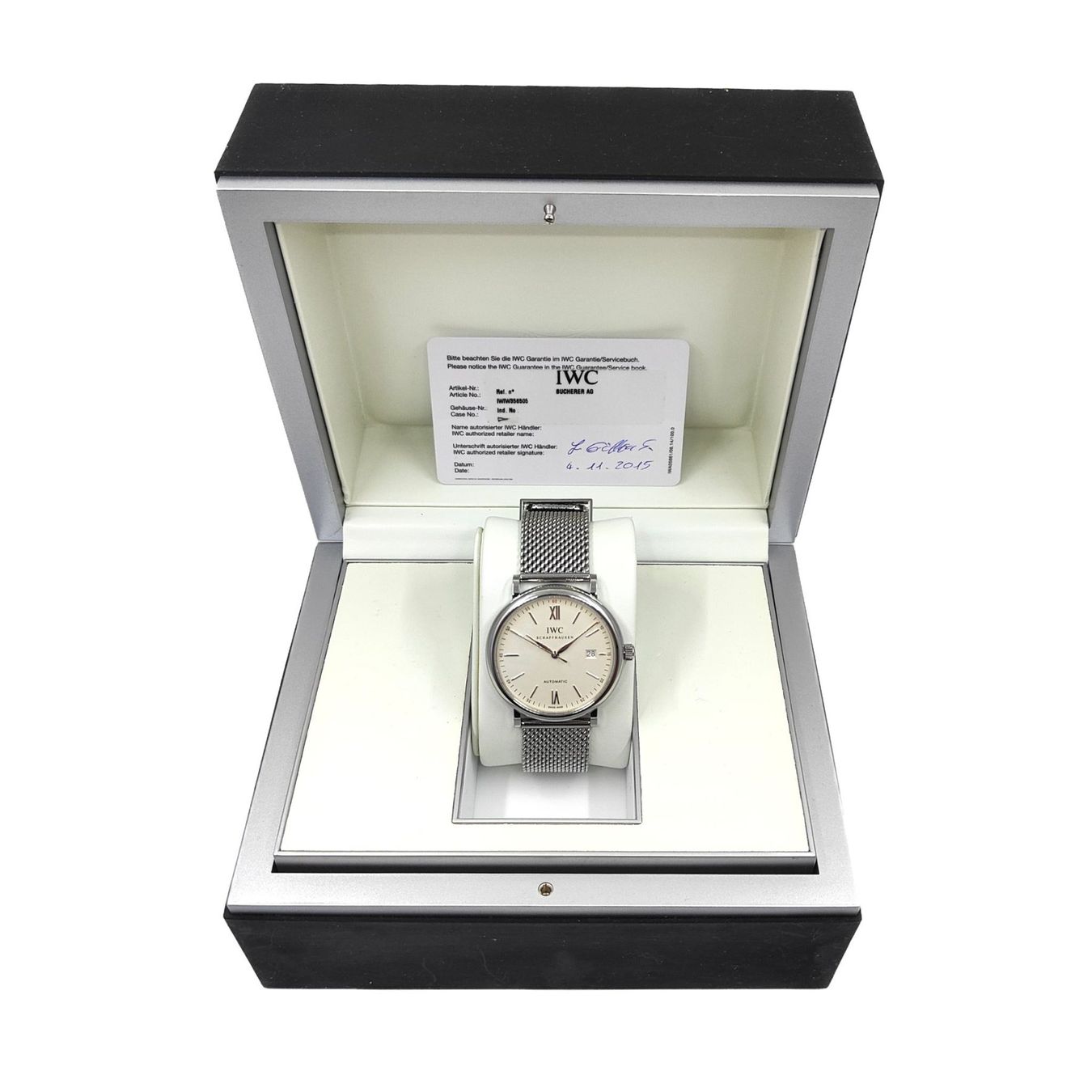 IWC Orologi: IWC Portofino Automatic (Full set 11.2015) – Usato da Montreux venduto da CashPay_Montreux 7